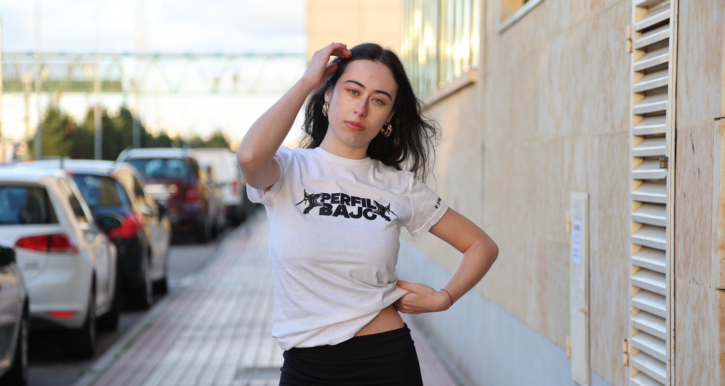 PERFIL BAJO LOGO WHITE WMN T-SHIRT