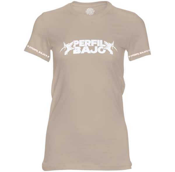 PERFIL BAJO LOGO SAND WMN T-SHIRT